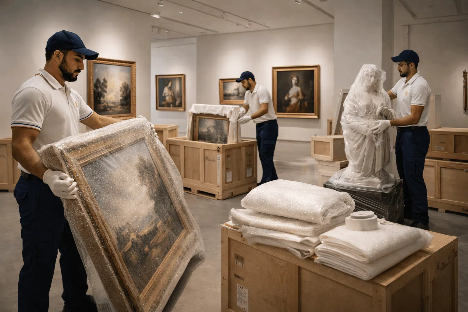 fine art moving in Dubai