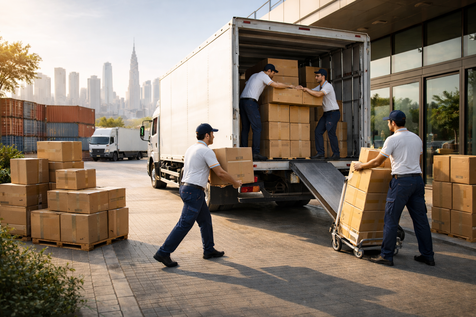 international moving in Dubai