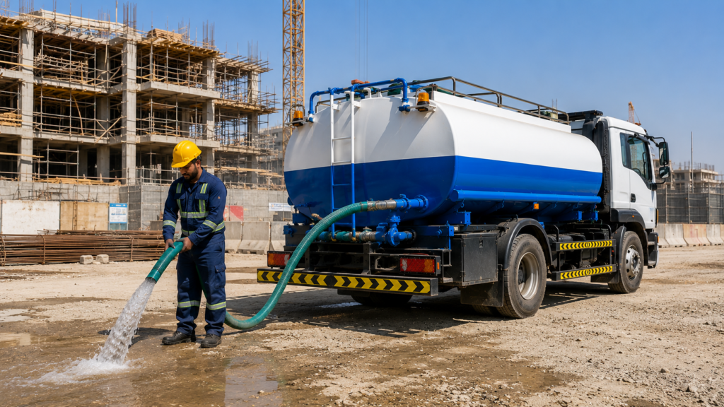 Construction Site Water Supply Service