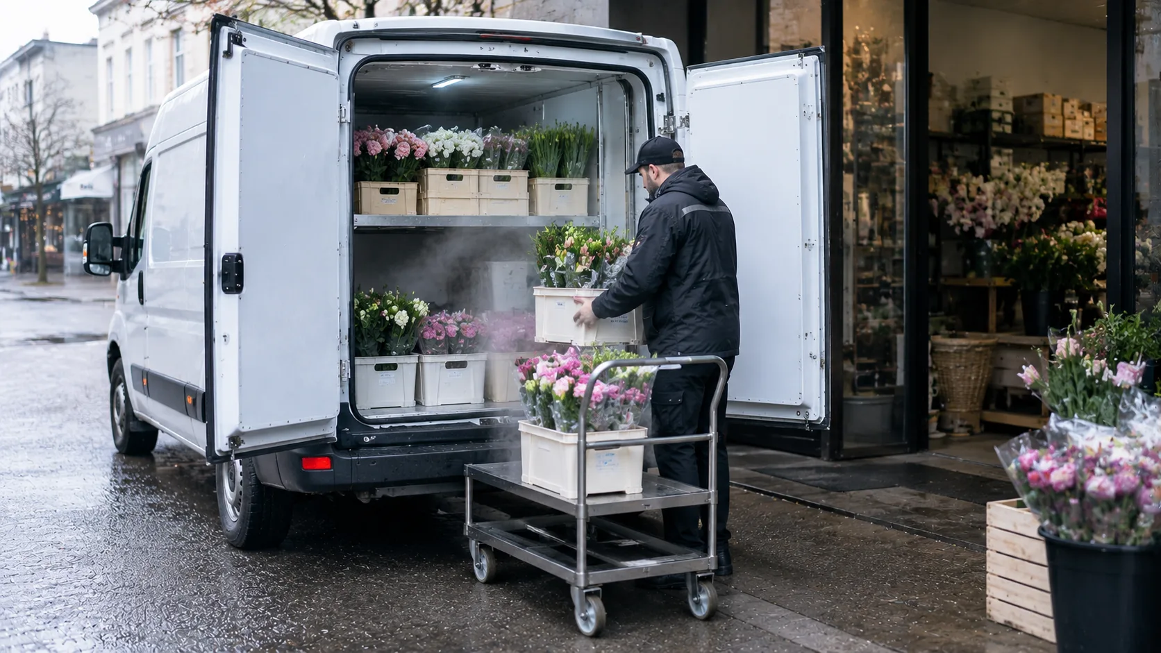 flower delivery chiller in Dubai