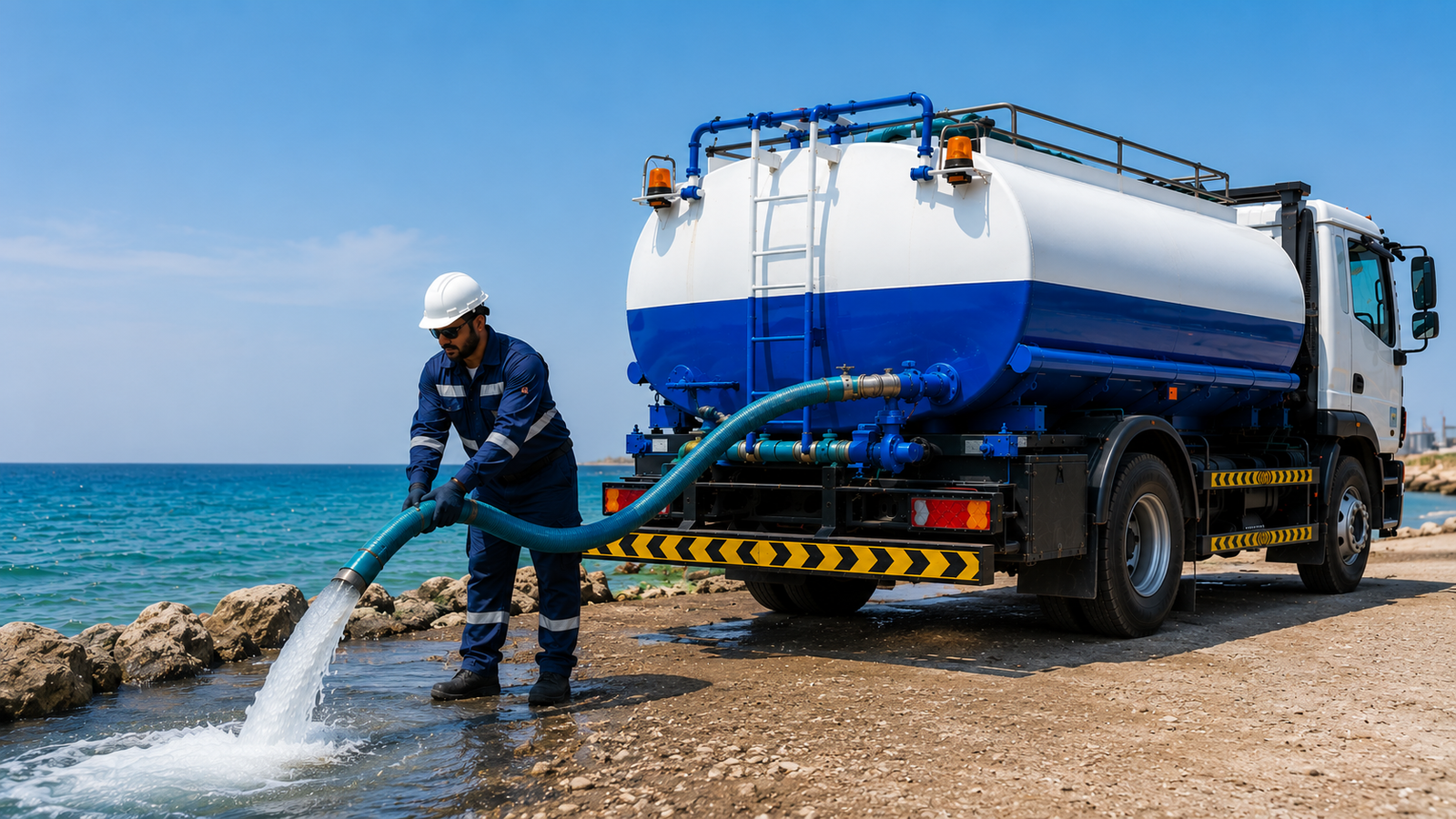 salt water tanker in Dubai