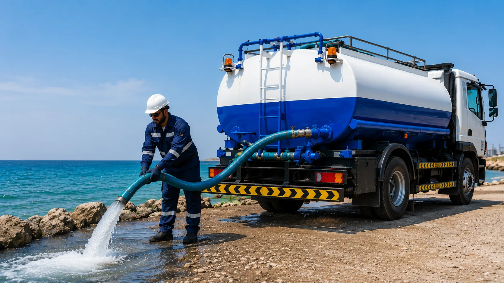 salt water tanker in Dubai