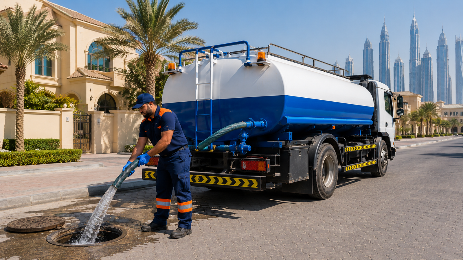 sweet water tanker in Dubai