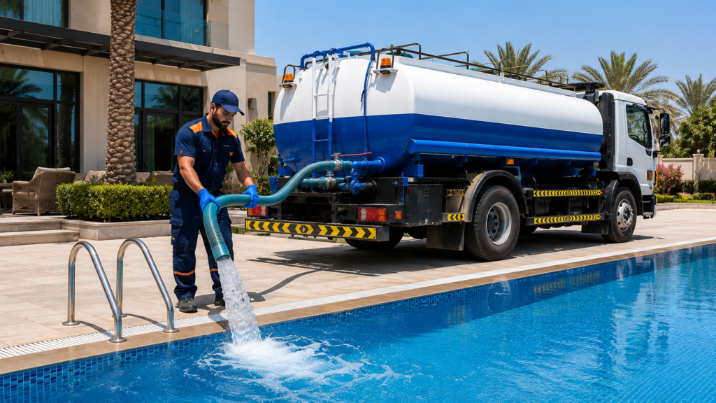 Swimming Pool Water Supply Service