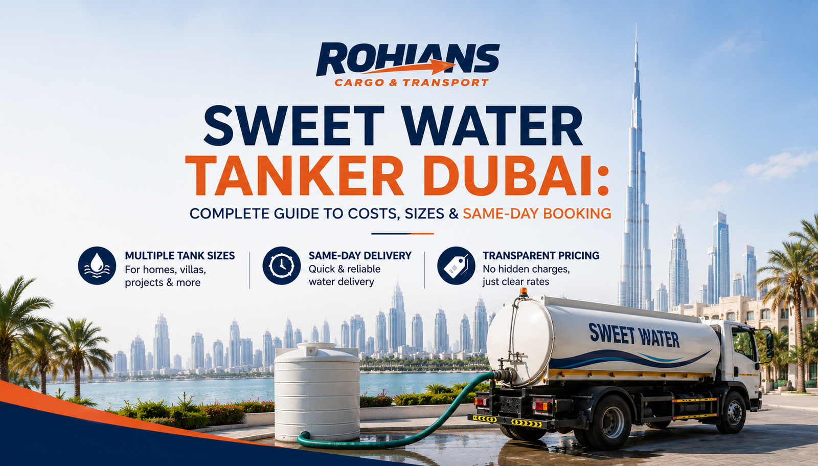 sweet water tanker Dubai