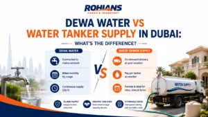 DEWA Water vs Water Tanker Supply in Dubai: What's the Difference?