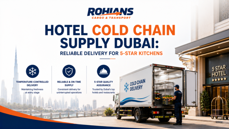 Hotel Cold Chain Supply Dubai: Reliable Delivery for 5-Star Kitchens