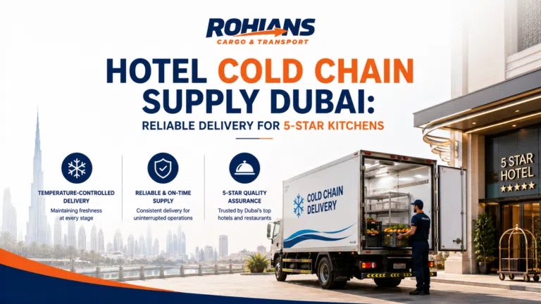 Hotel Cold Chain Supply Dubai: Reliable Delivery for 5-Star Kitchens