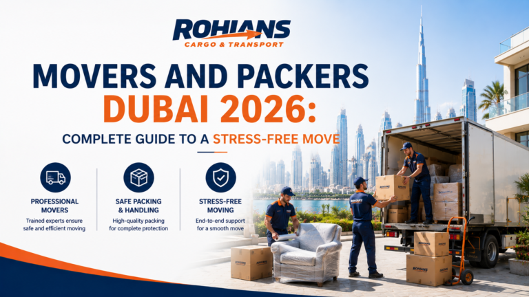 Movers and packers Dubai 2026 complete moving guide by Rohians Cargo and Transport L.L.C