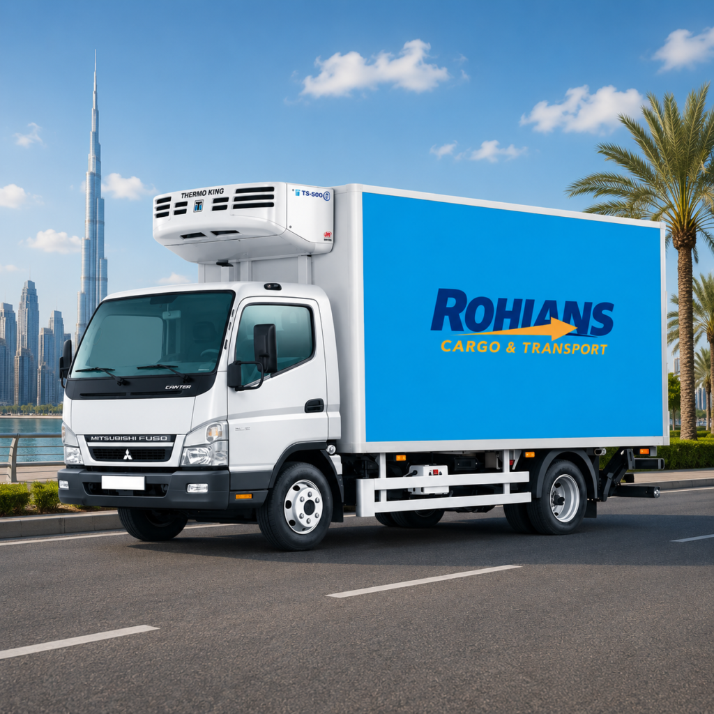 Refrigerated transport service in Dubai by Rohians Cargo and Transport L.L.C